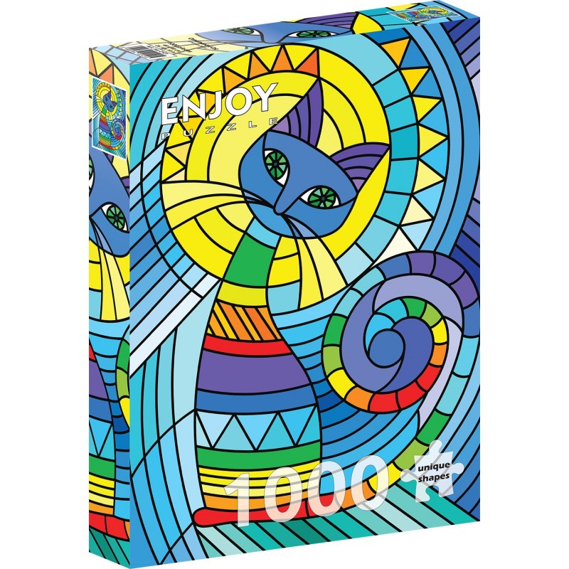 Puzzle 1000 piese ENJOY - Ornamental Cat (Enjoy-2121)