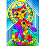 Puzzle 1000 piese ENJOY - Inseparable Cat and Kitten (Enjoy-2122)