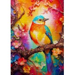 Puzzle 1000 piese ENJOY - Colorful Birdie (Enjoy-2147)