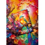Puzzle 1000 piese ENJOY - Colorful Birdie (Enjoy-2147)