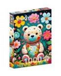 Puzzle 1000 piese ENJOY - Flower Teddy Bear (Enjoy-2150)