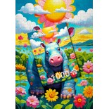 Puzzle 1000 piese ENJOY - Sunny Hippo (Enjoy-2152)