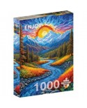 Puzzle 1000 piese ENJOY - Sunrise Landscape (Enjoy-2154)