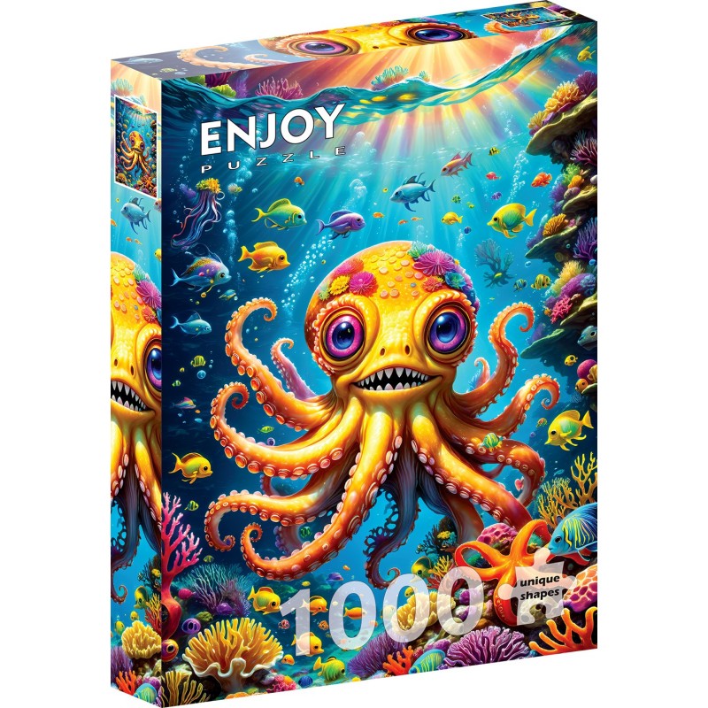 Puzzle 1000 piese ENJOY - Cute Octopus (Enjoy-2158)