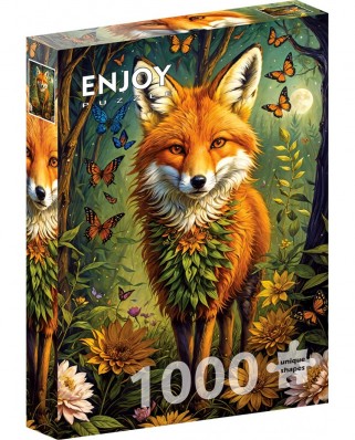 Puzzle 1000 piese ENJOY - Enchanted Fox (Enjoy-2162)