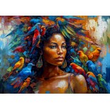 Puzzle 1000 piese ENJOY - Feathery Queen (Enjoy-2190)