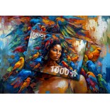 Puzzle 1000 piese ENJOY - Feathery Queen (Enjoy-2190)