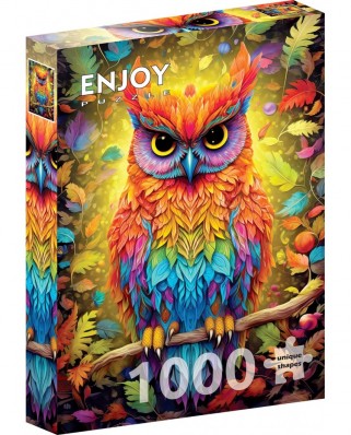 Puzzle 1000 piese ENJOY - Autumnal Owl (Enjoy-2225)