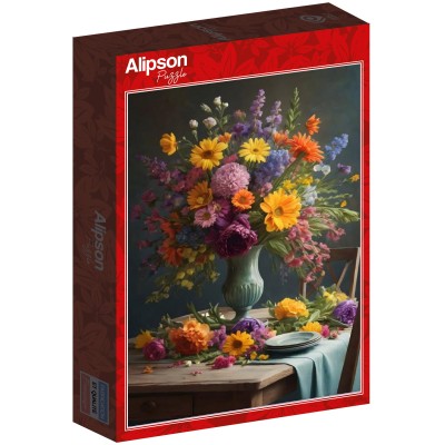 Puzzle 1000 piese Alipson - Flower Bouquet... 2