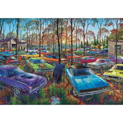 Puzzle 1000 piese Art Puzzle - Auto Graveyard...