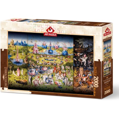 Puzzle 2000 piese Art Puzzle - Jerome Bosch:The Garden of... 2