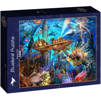Puzzle 1000 piese Bluebird - Marchetti Ciro:Aqua City... 2