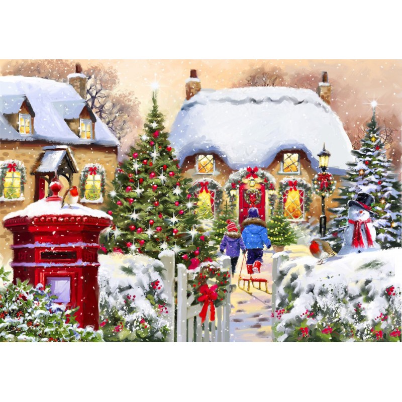Puzzle 2000 piese Bluebird - Winter...
