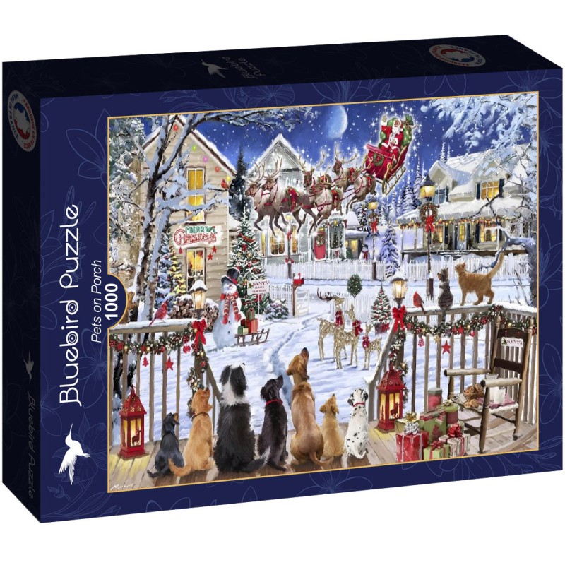 Puzzle 1000 piese Bluebird - Pets on...