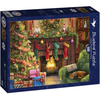 Puzzle 500 piese Bluebird - ALI Corti:Cozy Christmas... 2