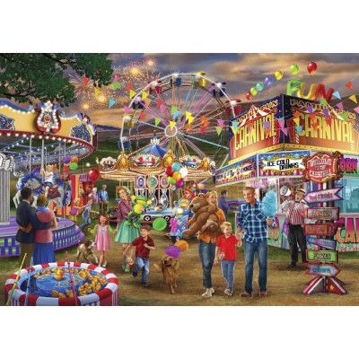 Puzzle 2000 piese Bluebird - Family Fun Carnival...