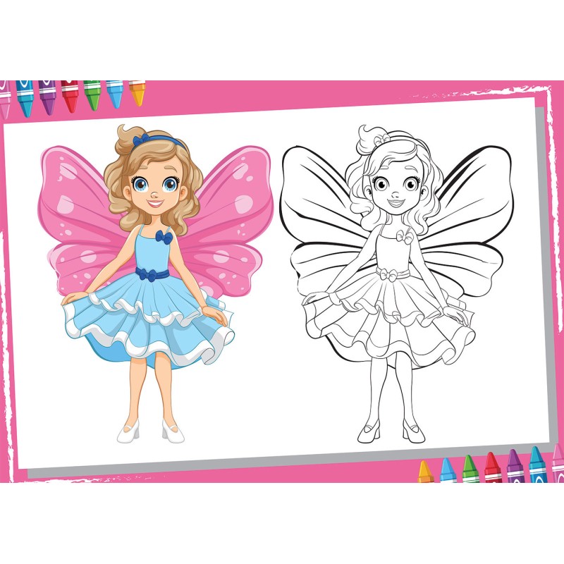 Puzzle 24 piese XXL de colorat...