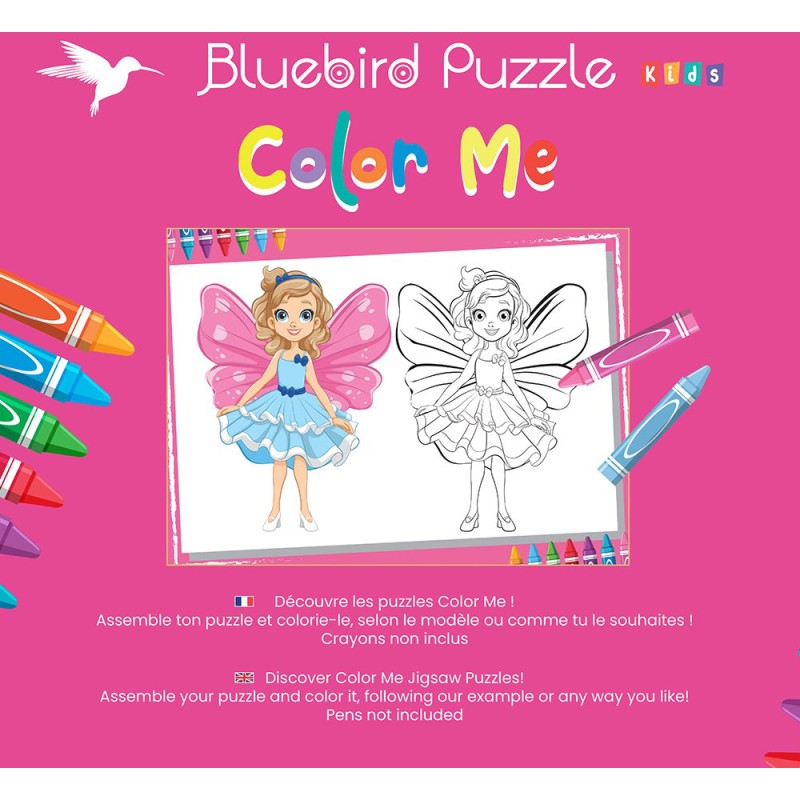 Puzzle 24 piese XXL de colorat...