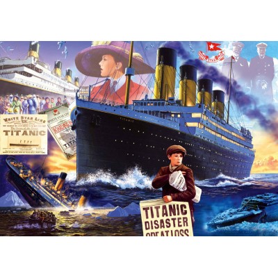 Puzzle 2000 piese Bluebird - Steve Crisp:Titanic...