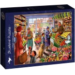 Puzzle 1000 piese Bluebird - Steve Crisp:Village Greengrocer (Bluebird-Puzzle-F-90666)