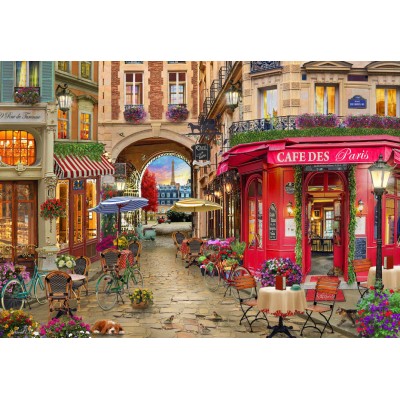 Puzzle 1000 piese Bluebird - Cafe des Paris...