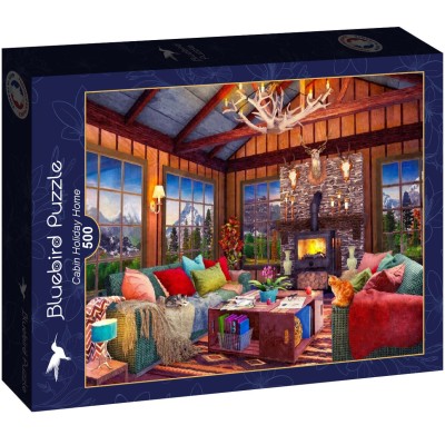 Puzzle 500 piese Bluebird - Cabin Holiday Home... 2