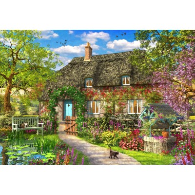 Puzzle 1000 piese Bluebird - The Old Cottage...