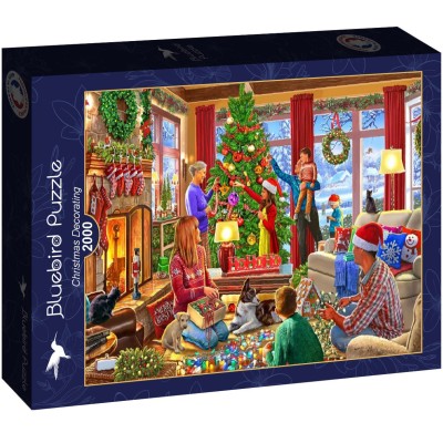Puzzle 2000 piese Bluebird - Steve Crisp:Christmas... 2