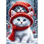 Puzzle 300 piese Bluebird - Kitties in the Winter (Bluebird-Puzzle-F-90802)