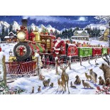Puzzle 500 piese Bluebird - Santa Express Usa (Bluebird-Puzzle-F-90814)