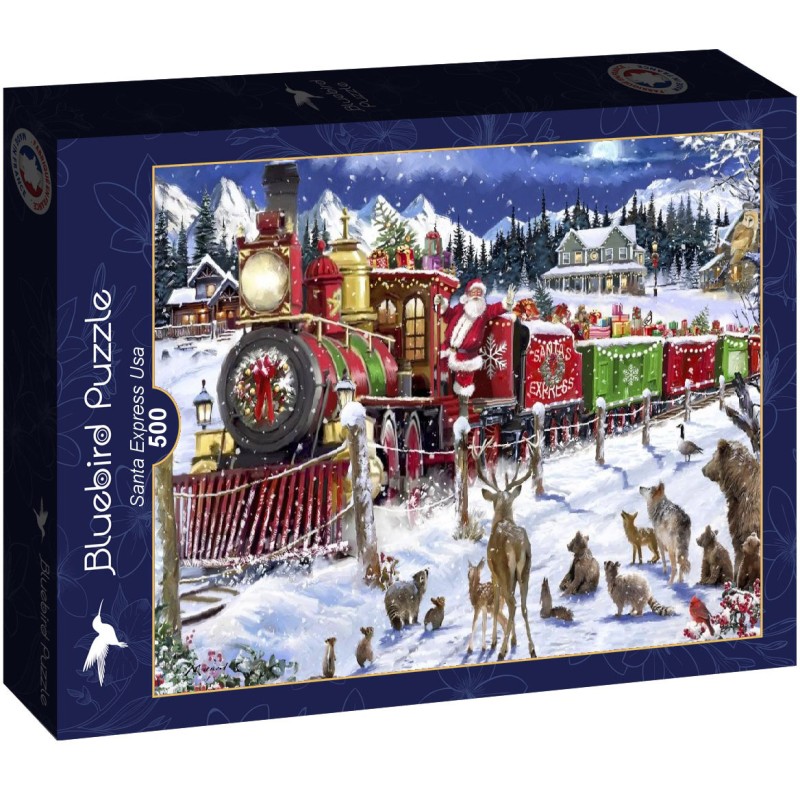 Puzzle 500 piese Bluebird - Santa...