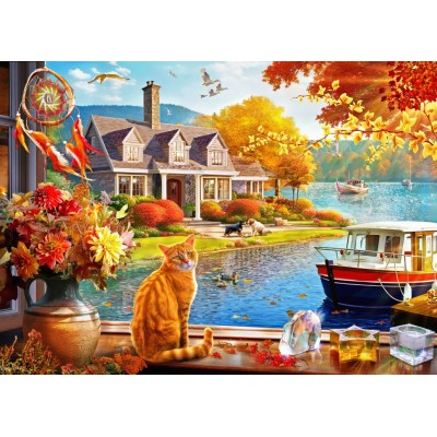 Puzzle 500 piese Bluebird - Crisp Fall View...