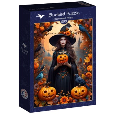 Puzzle 500 piese Bluebird - Halloween Witch... 2