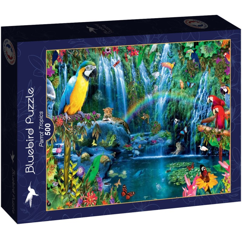 Puzzle 500 piese Bluebird - Parrot...