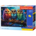 Puzzle 300 piese Castorland - Three Little Owls (Castorland-030545)