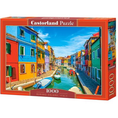 Puzzle 1000 piese Castorland - Burano Colors, Italy... 2