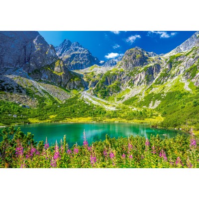 Puzzle 1000 piese Castorland - Zelene Pleso, Tatras,...