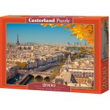 Puzzle 2000 piese Castorland - Paris from Above (Castorland-200917)