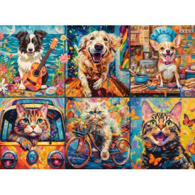 Puzzle 2000 piese Castorland - Choose Your Pet...
