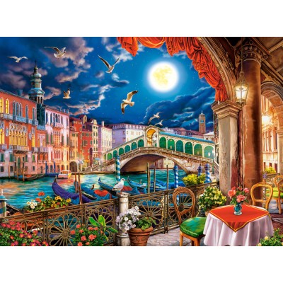 Puzzle 2000 piese Castorland - Romantic Night in Venice...