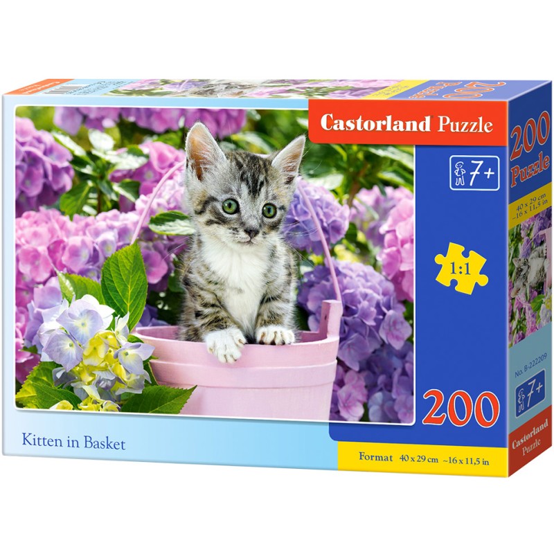 Puzzle 200 piese Castorland - Kitten...