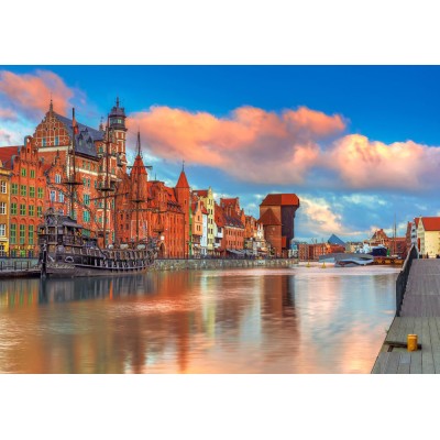 Puzzle 500 piese Castorland - Colors of Gdansk...
