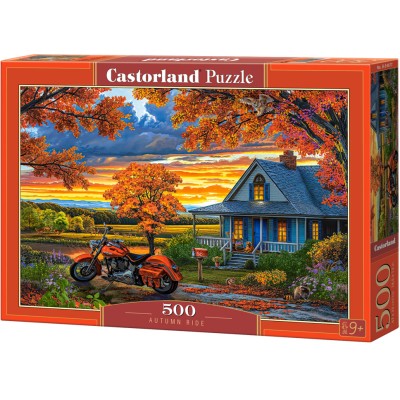 Puzzle 500 piese Castorland - Autumn Ride (Castorland-54077) 2