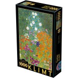 Puzzle 1000 piese D-Toys - Gustav Klimt:Farm Garden (Dtoys-74546)