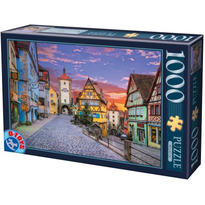 Puzzle 1000 piese D-Toys - Rothenburg, Germany (Dtoys-74737) 2