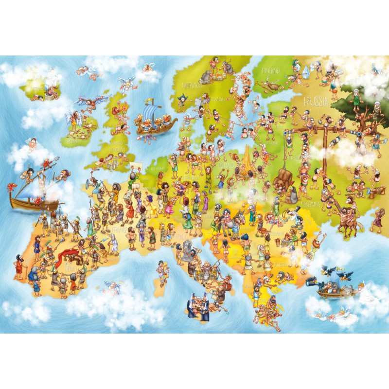 Puzzle 1000 piese D-Toys - Cartoon...