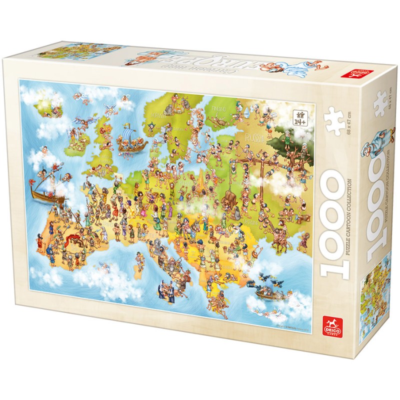 Puzzle 1000 piese D-Toys - Cartoon...