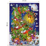 Puzzle 1000 piese Roovi - Christmas Tree (Dtoys-79572)