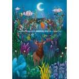 Puzzle 1000 piese D-Toys - Demeter Brigi - Fantasy Deer (DToys-80745)