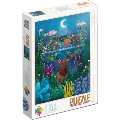 Puzzle 1000 piese D-Toys - Demeter Brigi - Fantasy Deer... 2